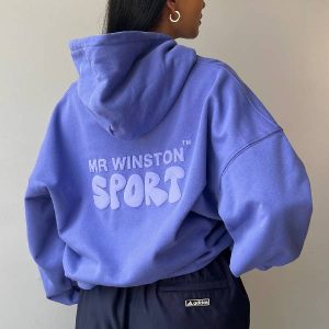 Mr Winston Grape Hoodie Puff