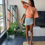 Mr Winston Vintage Orange Puff T-Shirt