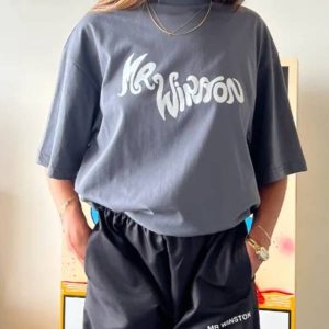 Mr Winston Vintage Grey T-Shirt