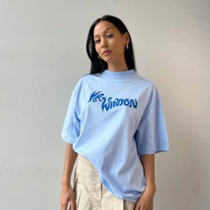Mr Winston Powder T-Shirt Blue