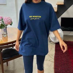 Mr Winston Navy Lounge T-Shirt