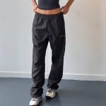 Mr Winston Spray Dark Black Sweatpant