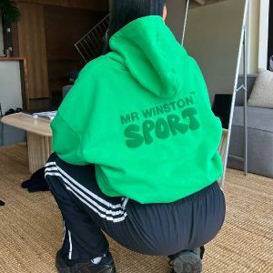Mr Winston Irish Green Puff Hoodie