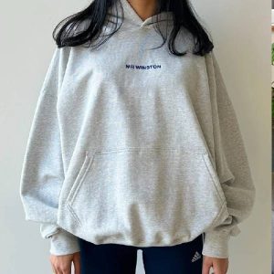 Mr Winston Navy Puff Hoodie
