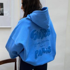 Mr Winston PARIS EDITION – Blue Puff Hoodie