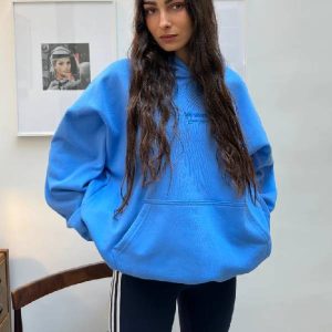 Mr Winston PARIS EDITION – Blue Puff Hoodie